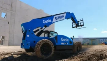 Genie telehlandler en obras